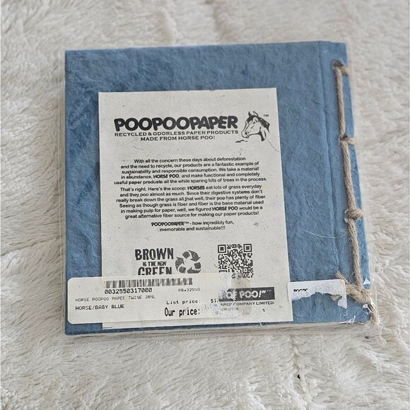 NEW Blue and White Horse Design Notebook Journal - Picture 2 of 3